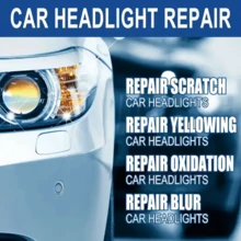 Car Headlight Repair Spray - Removes Yellow Oxidation, Scratches, Fog And Haze, Headlights Become Bright Instantly - Suitable For Car Front And Rear Lights, Prevents Yellowing And Oxidation - Effective Restoration Solution - 100ml - View 10