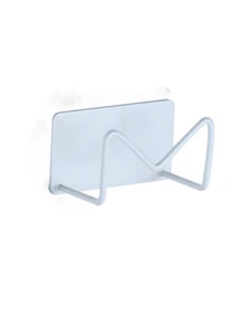 1個免鑽孔壁掛式捲髮棒/直髮器支架，多功能掛鉤 | 浴室掛鉤 | 金屬浴室櫃/眼鏡收納架 | 強力黏貼式直髮器支架，可安裝在水槽下方 | 多功能美髮工具壁掛式收納架，浴室配件，廚房用品，房間裝飾，節日與派對的完美禮物 - 彩色 - 查看 14