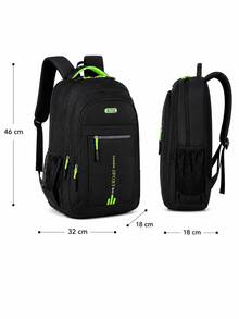 Men's And Women's Laptop Backpack Waterproof, Resistant, Reinforced, New Model 2024 - Verde - Ver 5