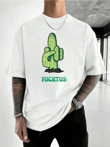 Men T-Shirts - 白色 - 查看 2