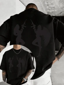 Men T-Shirts - Black - View 6