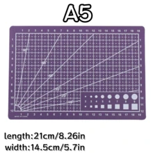 1.4mm Thick Colorful Cutting Mat, Suitable For A3 And A5 Size Paper, Art Carving Board Designed For Handmade Stickers, Carving And Other Uses, Especially For Carving Exam Tools, Waterproof And Durable For Various Craft Projects - Multicolor - View 14
