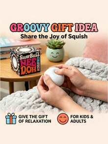 Đồ chơi bóp xả stress Needoh Snowball, khối fidget, bóng xả stress, đồ chơi squishy, bộ đồ chơi giáo dục DIY cho trẻ em, dễ thương và siêu chữa lành, giảm lo âu và căng thẳng, có thể nhào nặn và bóp tự do, kết cấu mềm mại tinh tế, bền và không biến dạng, giải tỏa cảm xúc và căng thẳng hiệu quả, phù hợp cho giờ giải lao của học sinh, làm việc tại văn phòng và xả stress, trò chơi tương tác, lựa chọn quà tặng nhỏ sáng tạo hàng đầu. (Hộp gửi ngẫu nhiên) - Nhiều màu - Xem 12