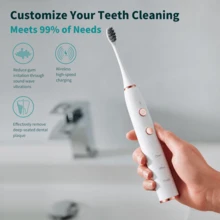 Adult Electric Toothbrush, 3 Modes 3 Intensity Levels, 90 Days Battery Life, Includes Travel Storage Case, Smart Timer 30s Zone Change Reminder, Teeth Cleaning IPX7 Waterproof Wireless Charging Deep Clean - Multicolor - View 9