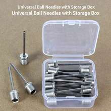 10+Pcs Storage Box Basketball Soccer Ball Needle Air Pump Needle Universal Ball Inflator For Leather Ball Volleyball Swim Ring Vaulting Horse Yoga Multi-Functional Air Pump Needle - Multicolor - View 8