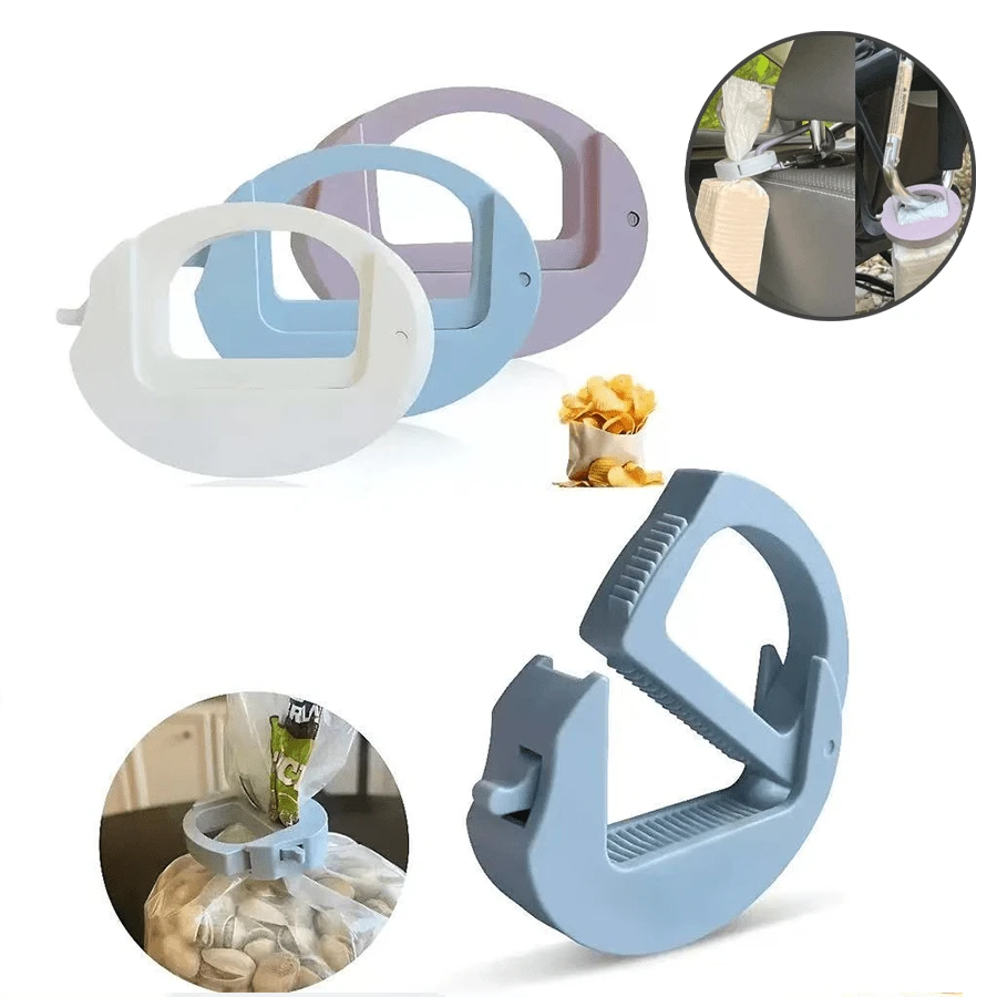Magnetic Refrigerator Sealing Clips, Moisture-Proof Bag Clamps, Multi-Functional Kitchen & Car Organizer For Snack, Bread, And Coffee Bags - Multicolor - View 1