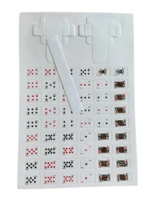 54pcs Mini Creative Playing Card Model Set, Decorations, Travel Game, Small Playing Cards, Suitable For Novelty Party Games And Gifts, Playing Card Accessories, Handmade, Novelty Party Games - Multicolor - 54PCS - View 9