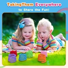 1/3/6pcs Flexible Sensory Fidget Sticks For Kids, Sensory Fidget Toys For Stress Anxiety Autistic ADHD,Calm Down Travel Airplane Essentials Toys,Stuffers Gifts For Teens Boys Girls - Multicolor - View 9