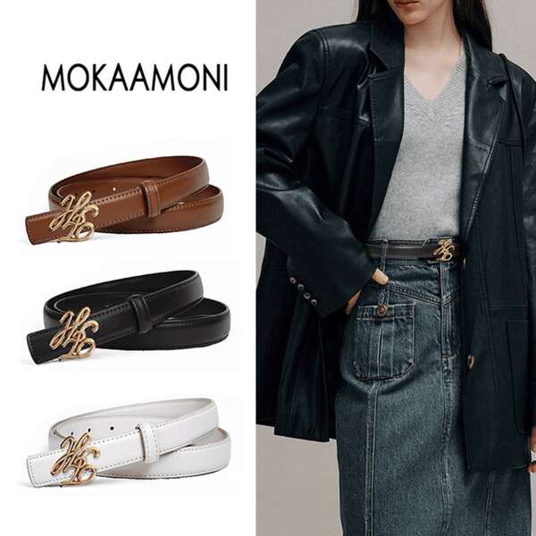 1pc Vintage Smooth Buckle Belt For Women, Made Of Alloy Buckle, A Multifunctional Decorative Belt Suitable For Business And Casual Occasions