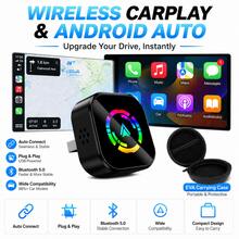 （升级版防摔）无线 CarPlay 适配器，兼容 ，2026 款升级版有线转无线，兼容 Apple CarPlay，迷你 USB 设计，带 Type-C 延长线，即插即用，连接稳定无延迟 - A - 查看 7
