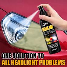 Car Headlight Repair Spray - Removes Yellow Oxidation, Scratches, Fog And Haze, Headlights Become Bright Instantly - Suitable For Car Front And Rear Lights, Prevents Yellowing And Oxidation - Effective Restoration Solution - 100ml - View 5