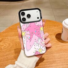 うさぎ 星 雲 ピンクケース,プレゼント用・自分用両方に大活躍！,感あふれるキュートスマホケース - ホワイト - チェックする 4
