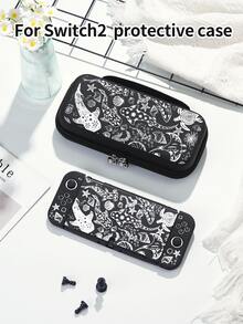 1pc Ocean Fish Pattern Switch Protective Case, New Switch2 (2025) Game Console Accessory Dock Shell, Compatible With Switch2 (2025)/Switch OLED, New Switch2nd Generation Game Accessory Protective Cover, Game Console Storage Bag, Best Gift For SWITCH Players - Multicolor - View 1