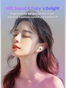 TWS Wireless Bluetooth Earbuds With Microphone, Smart Touch Control, Noise Cancellation, Low Latency, Long Battery Life, Ergonomic Design – Fast Auto Pairing, Compatible With Android And IOS – Suitable For Music, Office, Calls, Fitness, Travel - View 3