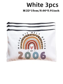 1/3/510 pezzi Borsa trucco per regali di 40° compleanno, borse cosmetiche divertenti per 40° compleanno, idee regalo per 40° compleanno borsa trucco (solo borsa), disponibile anche per regali di 20°, 30°, 50°, 60° compleanno, adatta per amici, amanti, famiglia - multicolore - Visualizzare 102