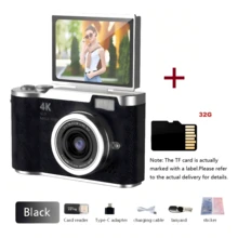 Portable Dual Front And Rear Lens High-Definition Pixel Digital Camera, 180° Flip Screen, With Filter Function, Suitable For Students - Graduation Gift - Holiday Gift (Includes 800mAh Rechargeable Battery) - View 15