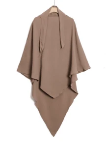 1pc Ready To Wear Modest Women's Breathable Instant Hijab With Tie For Abaya - Multicolor - View 12