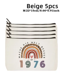 1/3/510 pezzi Borsa trucco per regali di 40° compleanno, borse cosmetiche divertenti per 40° compleanno, idee regalo per 40° compleanno borsa trucco (solo borsa), disponibile anche per regali di 20°, 30°, 50°, 60° compleanno, adatta per amici, amanti, famiglia - multicolore - Visualizzare 96