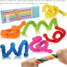 1/3/6pcs Flexible Sensory Fidget Sticks For Kids, Sensory Fidget Toys For Stress Anxiety Autistic ADHD,Calm Down Travel Airplane Essentials Toys,Stuffers Gifts For Teens Boys Girls - Multicolor - View 6