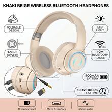 Das ultimative kabellose All-in-One-Gaming-Headset für Teenager: Perfekt zum Spielen, Online-Lernen und Musikhören. Mit cooler RGB-Beleuchtung, latenzarmer Audioübertragung, langer Akkulaufzeit und Mikrofon mit Geräuschunterdrückung. Ein tolles Geschenk für Gamer. - Übersicht 3