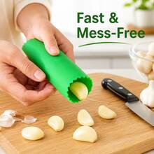 Garlic Peeling Tool, Silicone Garlic Peeler, Manual Garlic Press, Garlic Peeler, Kitchen Tool - Multicolor - View 4