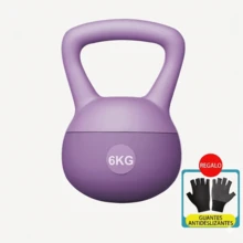 kettlebell 6kg morado - Lila Púrpura - Ver 2