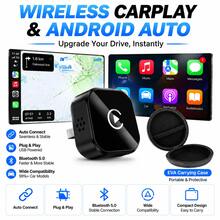 （升级版防摔）无线 CarPlay 适配器，兼容 ，2026 款升级版有线转无线，兼容 Apple CarPlay，迷你 USB 设计，带 Type-C 延长线，即插即用，连接稳定无延迟 - A - 查看 8