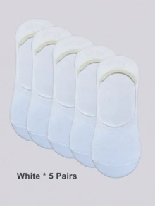 1/5 Pairs Men's Plus Size Anti-Slip Breathable Invisible Socks, Suitable For Daily Life, Outdoor And Business Occasions - Men's Socks, Women's Socks, Black Socks, White Socks, Women's Socks, Men's Clothing, Men's Short Socks, Men's Summer Clothing, Men's Sports Shoes, Women's Short Socks, Tassels, Men's Summer, Sports Socks, Summer, Independence Day, Men, Gift For Boyfriend - Multicolor - View 10