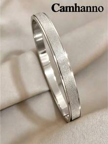 Camhanno 1 buah Gelang Silang Minimalis dari Baja Titanium, Warna Tahan Lama, Desain Gesper Pegas Anti Alergi, Serbaguna untuk Kerja, Kencan, Pernikahan, Acara Formal - Emas - View 9