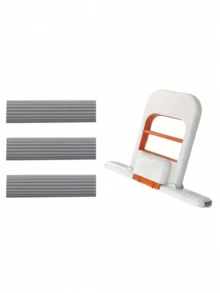 4pcs Extendable Mini Mops - Dry & Wet Cleaning Function, Compact Space-Saving Design, Durable Plastic Material, Suitable For Kitchen, Bathroom, Living Room, Car Windows. Multi-Functional Cleaning Tool, Can Be Used For Bathroom Cleaning, Stylish Handle Design, Efficient Cleaning Brush Head For Mopping, Home Cleaning Tool, Self-Wringing Mop, Hands-Free Mop, Rotating Dehydration - Multicolor - View 13