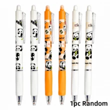 1/6pcs Panda Erasable Gel Pens,0.5Mm Blue Ink Pen Quick-Dry S With Self-Contained Rubber Eraser,Back To School Supplies - Multicolor - View 8