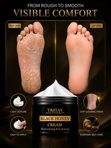 TRSTAY Foot Care Cream Rich Hydrating Balm With Lightweight Non Greasy Texture Moisture Lock Blend Soothing Comfort Soft Skin Feeling Smooth Feet Care Routine Daily Use Home Spa Relax Gift Limited Beauty Skincare Essential - Multicolor - View 5