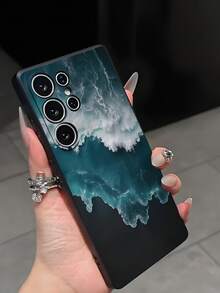 1 pieza Funda protectora premium azul marino profundo para teléfono, carcasa suave de TPU negro, resistente al desgaste, a prueba de golpes, protección de Body completo, compatible con Huawei Honor Galaxy A04e/A05s/A13/A14/A15/A34/A35/A50/A52/A53/A54/S21/S22/S23/S24/S25/S25Ultra/S25 FE/S26/S26PLUS/S26ULTRA/S26 EDGE/ 6A/7A/8A/ 12T/13T/14T [Versión internacional, no versión local] - Negro - Ver 6