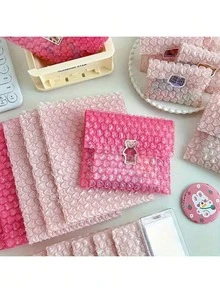 20 paquetes de bolsas de burbujas con forma de corazón, antiestáticas, a prueba de golpes, anti-caídas, se pueden usar como bolsas de envío, bolsas de almacenamiento, bolsas de envoltura de regalo, tarjetas autoadhesivas y sobres de regalo, así como embalaje de papelería, adecuado para Navidad, aniversario, cumpleaños, compromiso, Día de San Valentín y otras ocasiones - Ver 2