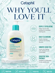 Cetaphil 水楊酸溫和潔面凝膠 236ml 正裝/29ml 試用裝，溫和去角質與清潔，減少瑕疵，平衡油脂分泌，適合油性與敏感肌膚 - 絲塔芙水楊酸嫩膚溫和潔面啫咖哩 - 查看 7