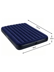 1pc Multi-Size Household Inflatable Mat, Flocked Wear-Resistant And Moisture-Proof Nap Bed, Portable For Outdoor Camping, Foldable Thickened Inflatable Mattress. - Royal Blue - View 13