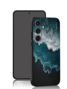 1 pieza Funda protectora premium azul marino profundo para teléfono, carcasa suave de TPU negro, resistente al desgaste, a prueba de golpes, protección de Body completo, compatible con Huawei Honor Galaxy A04e/A05s/A13/A14/A15/A34/A35/A50/A52/A53/A54/S21/S22/S23/S24/S25/S25Ultra/S25 FE/S26/S26PLUS/S26ULTRA/S26 EDGE/ 6A/7A/8A/ 12T/13T/14T [Versión internacional, no versión local] - Negro - Ver 2