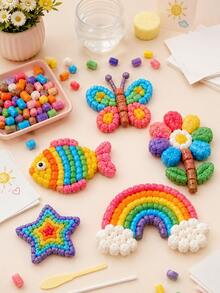 Magic Beads: Party Favors - DIY Craft Materials Suitable For Children, Perfect For Birthday Parties. Make Your Own Hydrating Corn Beads - Magical Handmade Beads For Kids. These Colorful, Educational Construction Toys Are Great For Classroom Crafts, Party Favors, And Family Fun. - Multicolor - View 7