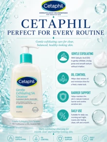 Cetaphil 水楊酸溫和潔面凝膠 236ml 正裝/29ml 試用裝，溫和去角質與清潔，減少瑕疵，平衡油脂分泌，適合油性與敏感肌膚 - 絲塔芙水楊酸嫩膚溫和潔面啫咖哩 - 查看 10