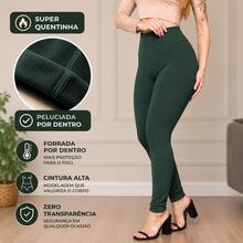 LLEVO Women Leggings - 軍綠色 - 查看 1