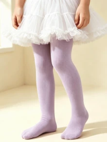 5 paia di collant tinta unita macaron per ragazze, collant base versatili per gonne tutù da principessa, primavera e autunno - Multicolore - Visualizzare 9