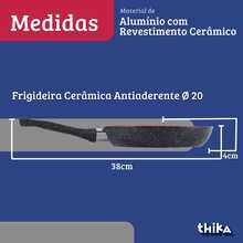 ALUMINIO NACIONAL Frigideira De Indução Antiaderente 20cm Preto e Vermelho - Vermelho - Visão 6