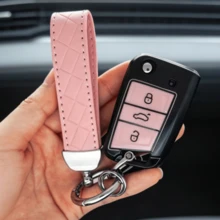 Car Key Shell With Keychain, Suitable For Golf 7, Tiguan, SEAT Ateca, Leon, Ibiza, And Other Models, Can Be Used As Keychain, Key Shell Accessory, Gift, Souvenir, Car Accessory, Bag Pendant, Backpack Decoration, Cute Gothic Y2K Style Suitable For School, Students, Etc. - Multicolor - View 27