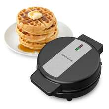 CACHOO Waffle Maker, 8'' 4-Slice, 1000W Powerful Fast Heating, Non-Stick Coating, Easy To Clean, Cool-Touch Handle, Indicator Lights, Perfect For Breakfast & Snacks,304 Stainless Steel - 查看 8