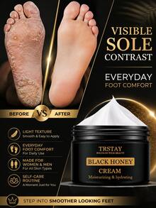 TRSTAY Foot Care Cream Rich Hydrating Balm With Lightweight Non Greasy Texture Moisture Lock Blend Soothing Comfort Soft Skin Feeling Smooth Feet Care Routine Daily Use Home Spa Relax Gift Limited Beauty Skincare Essential - Multicolor - View 2