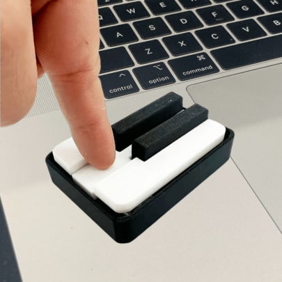 1pc New Piano Key Model Toy, Made Of PLA Material, Suitable For Collection And Office