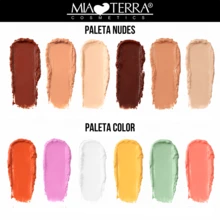 PALETA DE CORRECTORES - 2 DIFERENTES (NUDE Y COLRO) - MIA TERRA COSMETICS - COLOR - Ver 5
