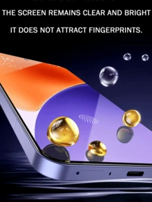4 piezas Protector de pantalla de vidrio templado para Xiaomi, HD totalmente transparente, sin bordes ultra delgado, a prueba de explosiones, anti astillamiento, anti huellas dactilares, anti aceite, anti estática, tacto sensible, ajuste preciso, instalación fácil, película protectora con empaque duro engrosado de 1.5CM - transparente - Ver 4