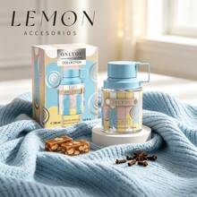 LEMON COLLECTION LEMON Perfume unisex, 30ml, familia olfativa floral frutal gourmand, hombre y mujer carismáticos, altamente distintivo, nuevo envase, fácil de llevar, temperamento dulce y de ensueño, ideal para todos. - Fragancia gourmet floral y afrutada. - Ver 2