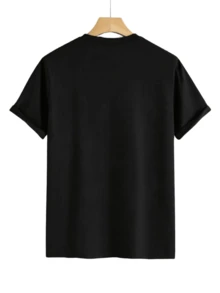 Manfinity Men's T-Shirt With Poker Print. - 黑色 - 查看 5